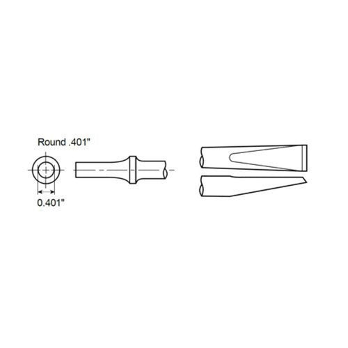 Chicago Pneumatic A046050 CUTTER-RIVET .401