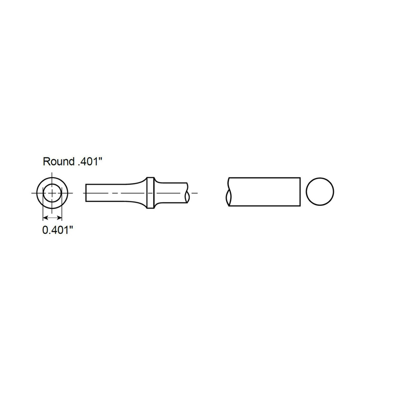 Chicago Pneumatic A046074 POINÇON-DROIT.401SH