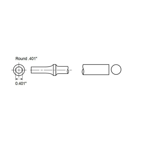 Chicago Pneumatic A046074 POINÇON-DROIT.401SH