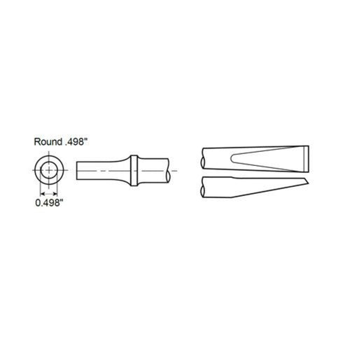 Chicago Pneumatic A047050 COUPE-RIVET .498SHK