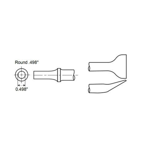 Chicago Pneumatic A047051 COUPE LARGE AU BURIN