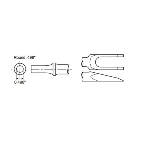 Chicago Pneumatic A047061 SÉPARATEUR DE FOURCHE-1.25