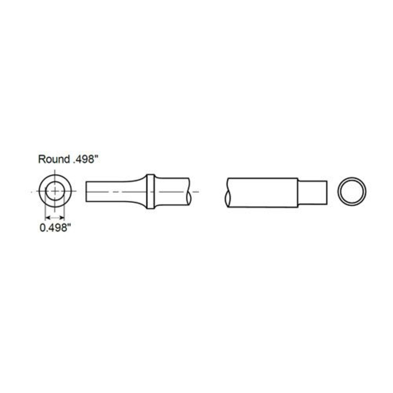 Chicago Pneumatic A047074 POINÇON-DROIT.498SH