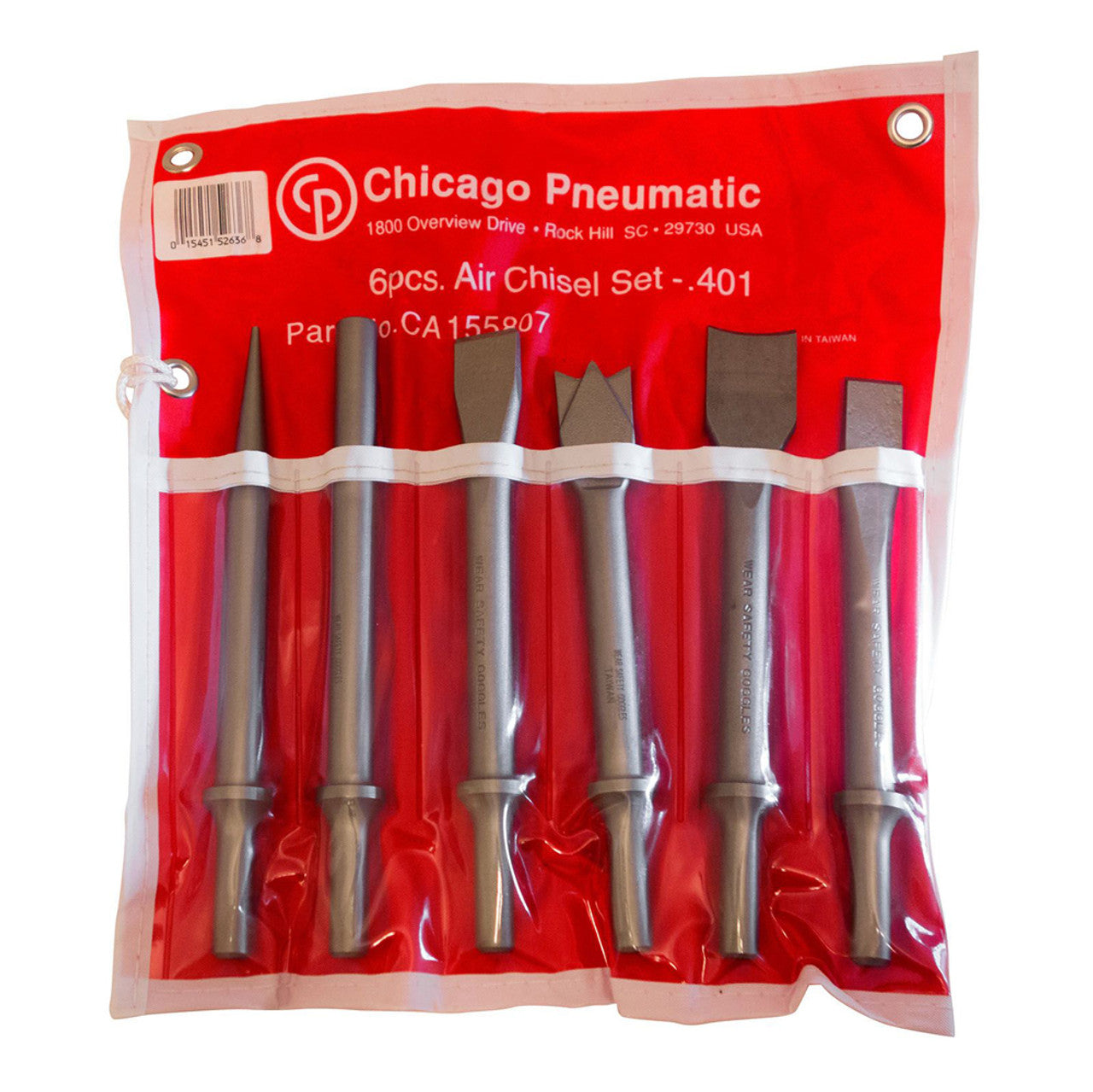 Chicago Pneumatic CA155807 SET-.401" SHANK CHIS