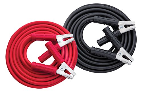 Clore Automotive 401252 Jump-N-Carry 1 Gauge, 25 ft Booster Cable 800A HD Clamps - MPR Tools & Equipment