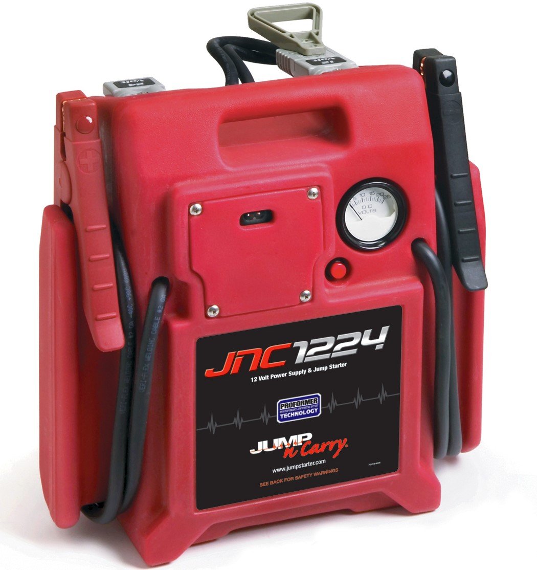 Clore Automotive JNC1224 Jump-N-Carry 3400/1700 Peak Amp 12/24V Jump Starter - MPR Tools & Equipment