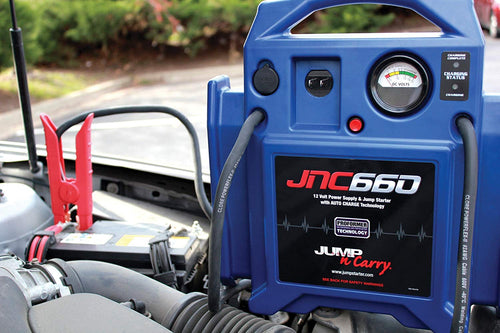 Clore Automotive JNC660 Solar Jump-N-Carry 1700 Peak Amp 12-Volt Jump Starter - MPR Tools & Equipment