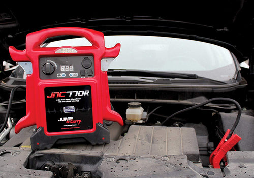 Clore Automotive JNC770R Jump-N-Carry 1700 Peak Amp Premium 12-Volt Jump Starter - Red - MPR Tools & Equipment