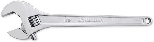 Crescent AC215VS 15" Adjustable Tapered Handle Wrench, Carded - MPR Tools & Equipment