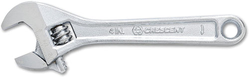 Crescent AC24VS 4" Adjustable Wrench, Carded - MPR Tools & Equipment