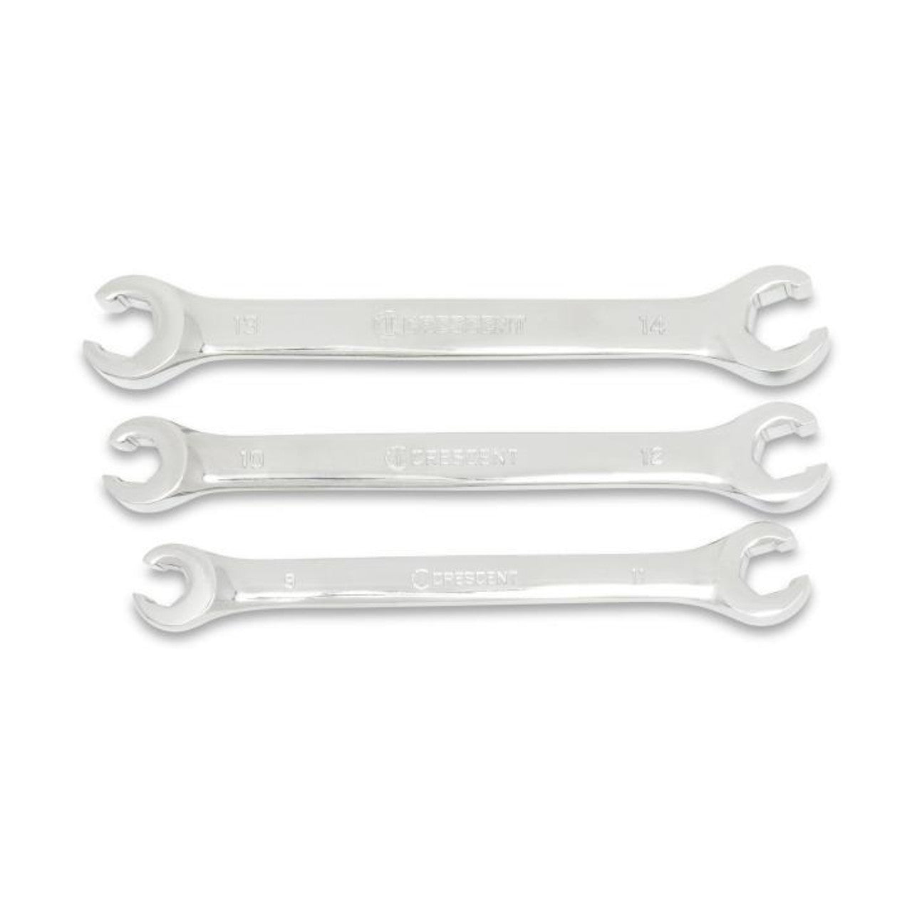 Crescent CFNWS1-05 FLARE NUT WRENCH SET,3PC,MM - MPR Tools & Equipment