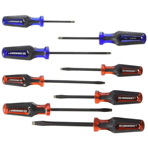 Crescent CGPS8PCSET SCREWDRIVER SET,8PC,CO-MOLDED - MPR Tools & Equipment