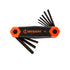 Crescent CHKFSAE9 FOLDING HEX KEY SAE 9PC - MPR Tools & Equipment