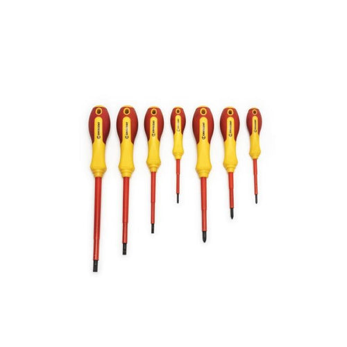 Crescent CTVDESDS 7 Pc. VDE Insulated Screwdriver Set - MPR Tools & Equipment