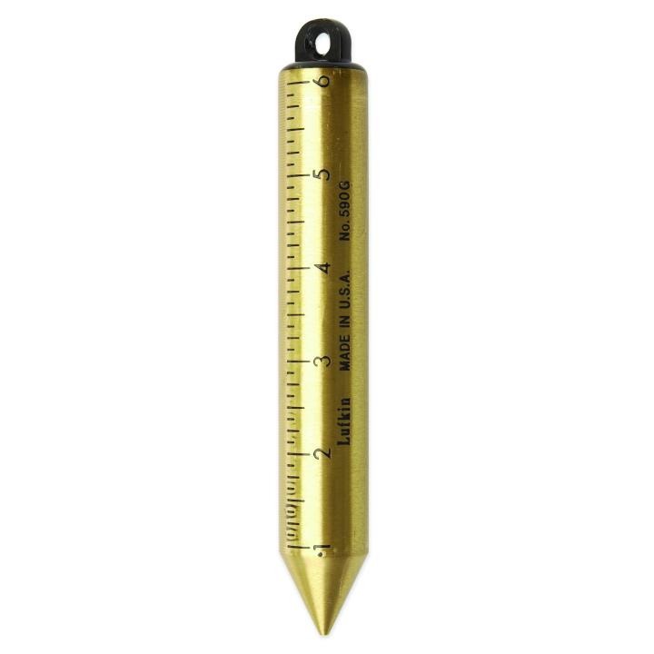 Crescent Lufkin 590GN PLUMB BOB,GRA 20OZ BRASS INAGE - MPR Tools & Equipment