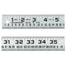 Crescent Lufkin 953FTN STEEL RULE,TIN,1/16"X1-1/4"X3' - MPR Tools & Equipment