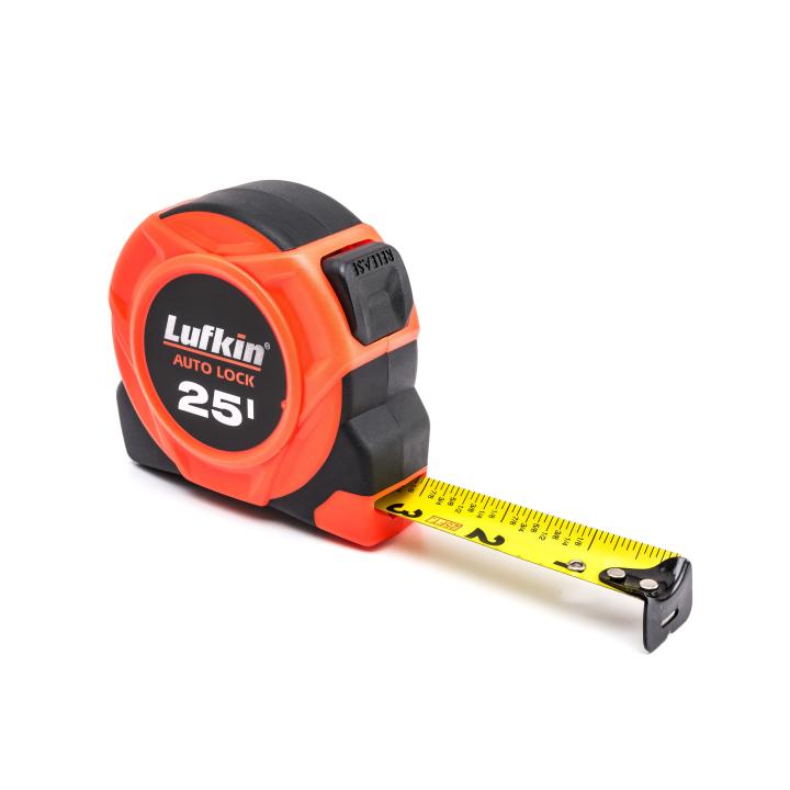 Crescent Lufkin AL725MAGN TAPE,1X25,700,AUTOLOCK MAGNETIC HOOK - MPR Tools & Equipment