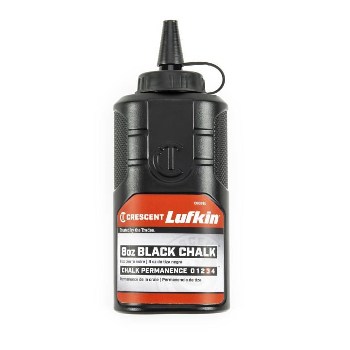 Crescent Lufkin CB08BL CHALK BOTTLE,BLACK,8OZ - MPR Tools & Equipment