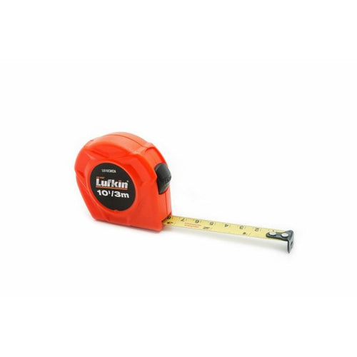 Crescent Lufkin L610CMEN TAPE,POWER,1/2"(13MM)X10'(3M),HIVIZ ORG - MPR Tools & Equipment