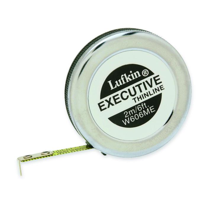 Crescent Lufkin W606 TAPE,SHORT,EXEC,THINLINE,1/4"X6' - MPR Tools & Equipment