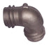 CrushProof Tubing Products AEL40 4" Exhaust Hose Aluminum Elbow Adapter - MPR Tools & Equipment