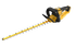 Dewalt DCHT870B 60V MAX 26-in Brushless Cordless Hedge Trimmer, elevated angle view showing dual-action blade detail