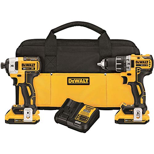 DEWALT 20V MAX XR Cordless Drill Combo Kit, Brushless, 2-Tool (DCK283D2) - MPR Tools & Equipment