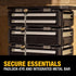 DeWalt DWST60510 drawer security with padlock-eye and integrated metal bar