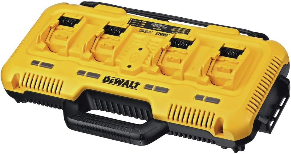 DeWalt DCB104 12V MAX*/20V MAX*/FLEXVOLT 8-Amp 4-Port Simultaneous Fast Charger