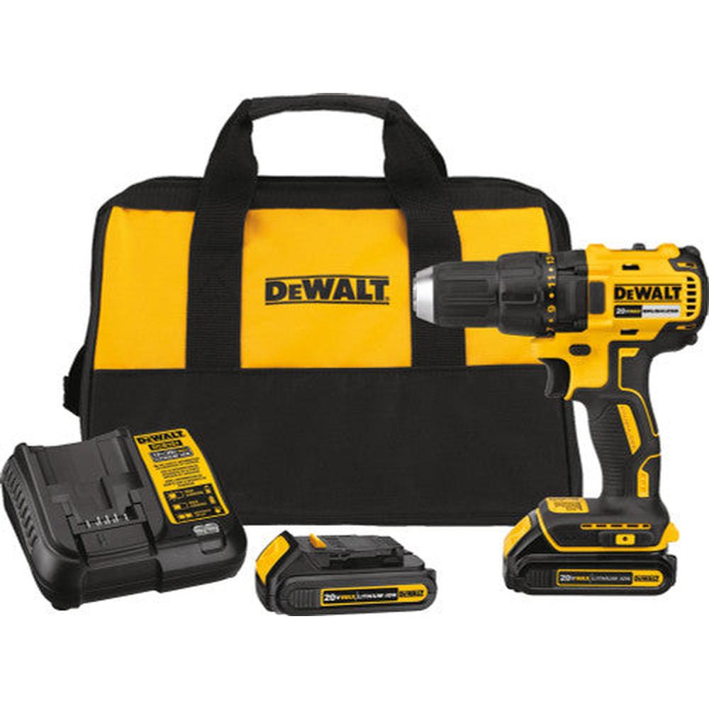 DeWalt DCD777C2 20V MAX* Brushless Cordless Compact Drill/Driver Kit