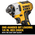 DeWalt DCF887B 20V Max XR® 1/4" 3-Speed Impact Driver (Bare)