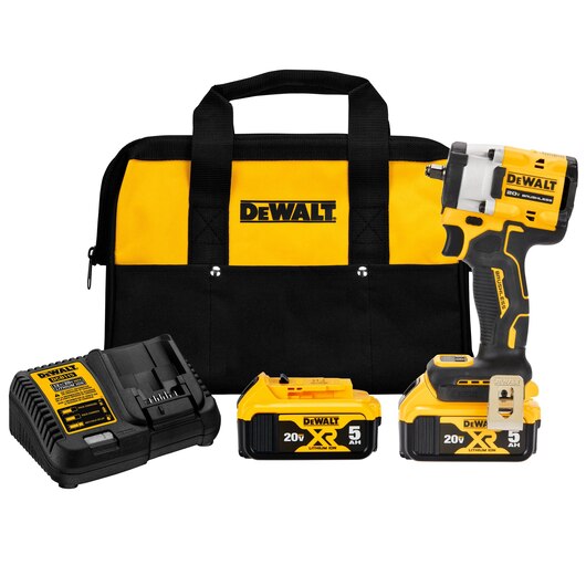 DeWalt DCF923P2 ATOMIC 20V MAX 3/8 in Cordless Impact Wrench with Hog Ring Anvil Kit - MPR Tools & Equipment