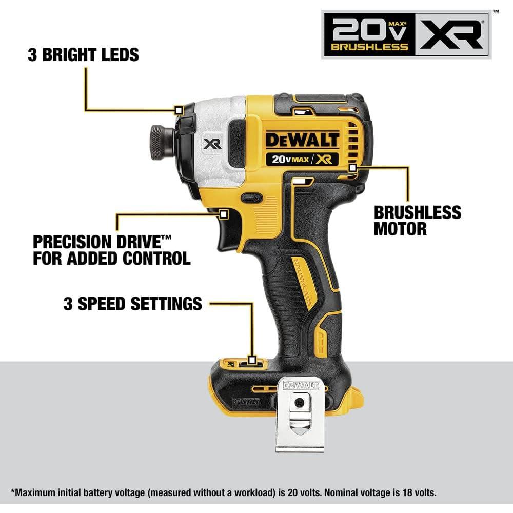 DeWalt DCK447P2 20V MAX XR 4 Tool Combo Kit