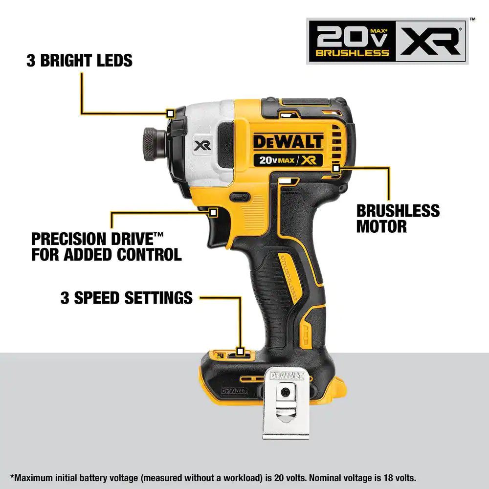 DeWalt DCK447P2 20V MAX XR 4 Tool Combo Kit - MPR Tools & Equipment