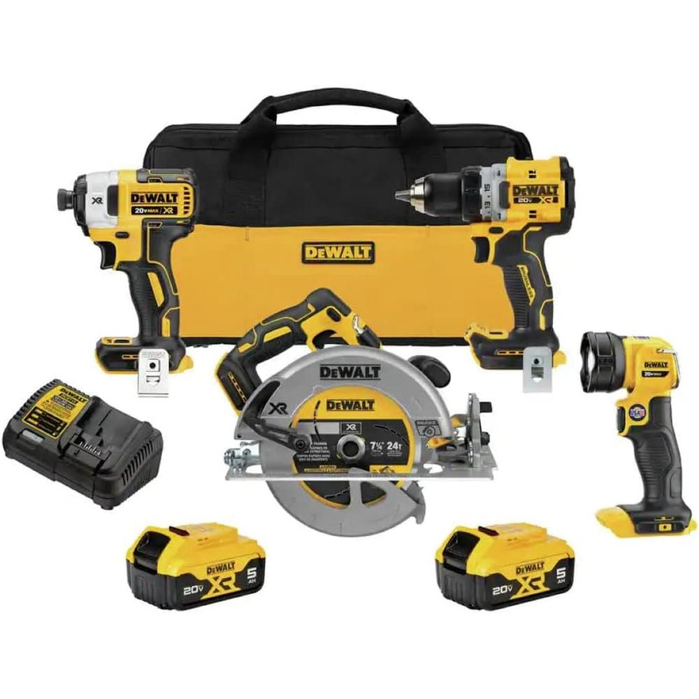DeWalt DCK447P2 20V MAX XR 4 Tool Combo Kit