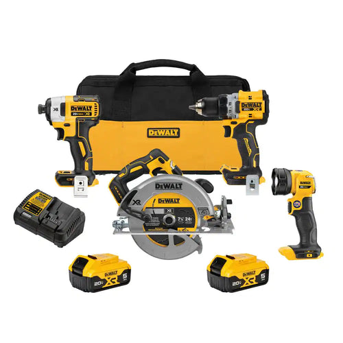 DeWalt DCK447P2 20V MAX XR 4 Tool Combo Kit - MPR Tools & Equipment