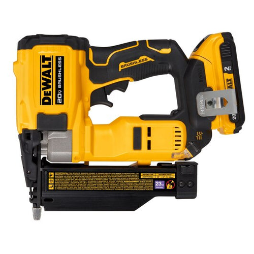 DeWalt DCN623D1 Atomic Compact Series 20V MAX Brushless Cordless 23 Gauge Pin Nailer Kit - MPR Tools & Equipment