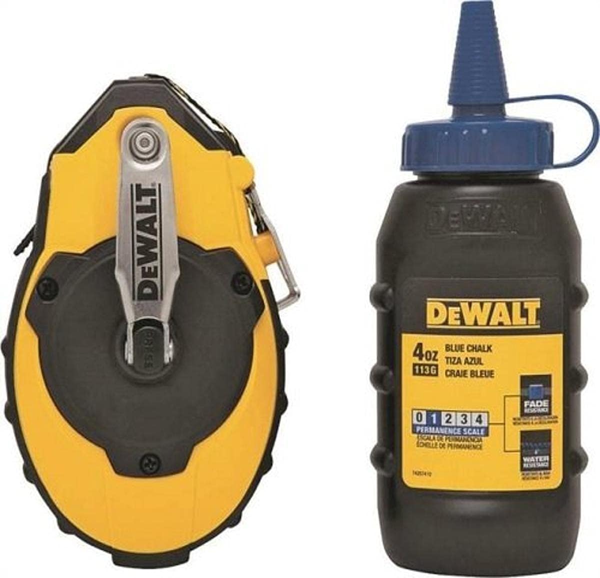 DeWalt DWHT47373L 3:1 Chalk Reel With Blue Chalk
