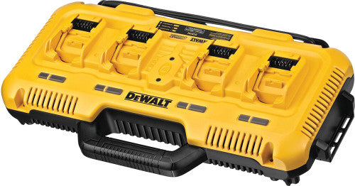 Dewalt DCB104 PG58 - FOUR-PORT SIMULTANEOUS FAST CHARGER, CHARGES 12V MAX*, 20V MAX*, AND FLEXVOLT 20V/60V MAX* BATTERIES AT THE SAME TIME - MPR Tools & Equipment