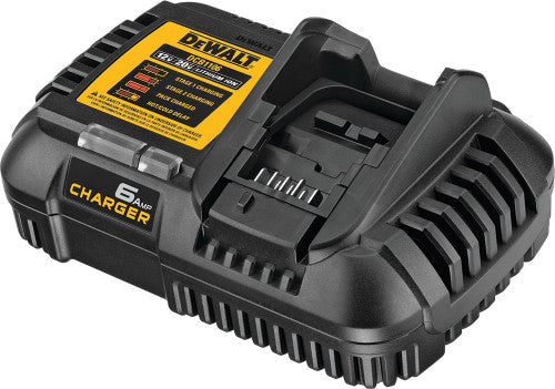 Dewalt DCB1106 PG58 - 6 AMP CHARGER, COMPATIBLE WITH ALL 12V MAX*, 20V MAX*, AND FLEXVOLT BATTERIES - MPR Tools & Equipment