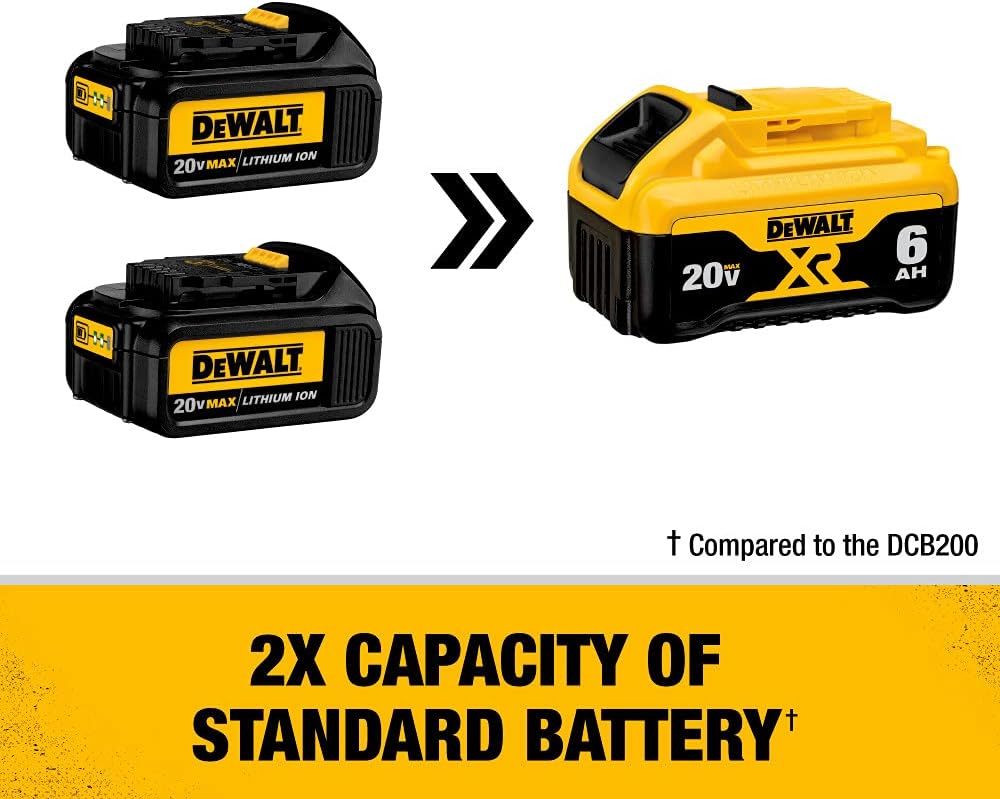 Dewalt DCB206 20V MAX LI-ION BATTERY PACK (6.0 AH)