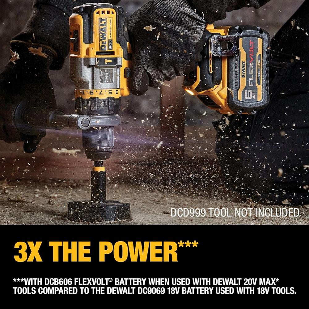 Dewalt DCB606-2 20V/60V MAX FLEXVOLT BATTERY (6AH) 2 PACK