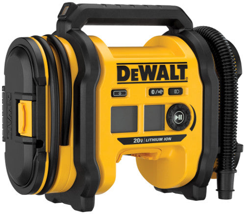 Dewalt DCC020IB PG324 - 20V MAX* CORDED/CORDLESS AIR INFLATOR, 3-160 PSI, INCLUDES 12V DC POWER CORD - MPR Tools & Equipment