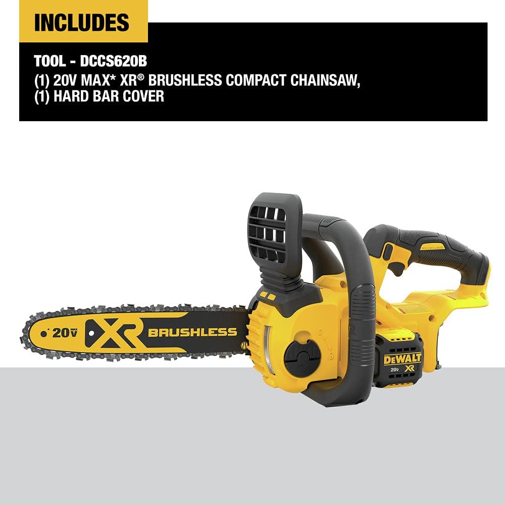 Dewalt DCCS620B 20V MAX* XR COMPACT 12 IN. CORDLESS CHAINSAW - (BARE)