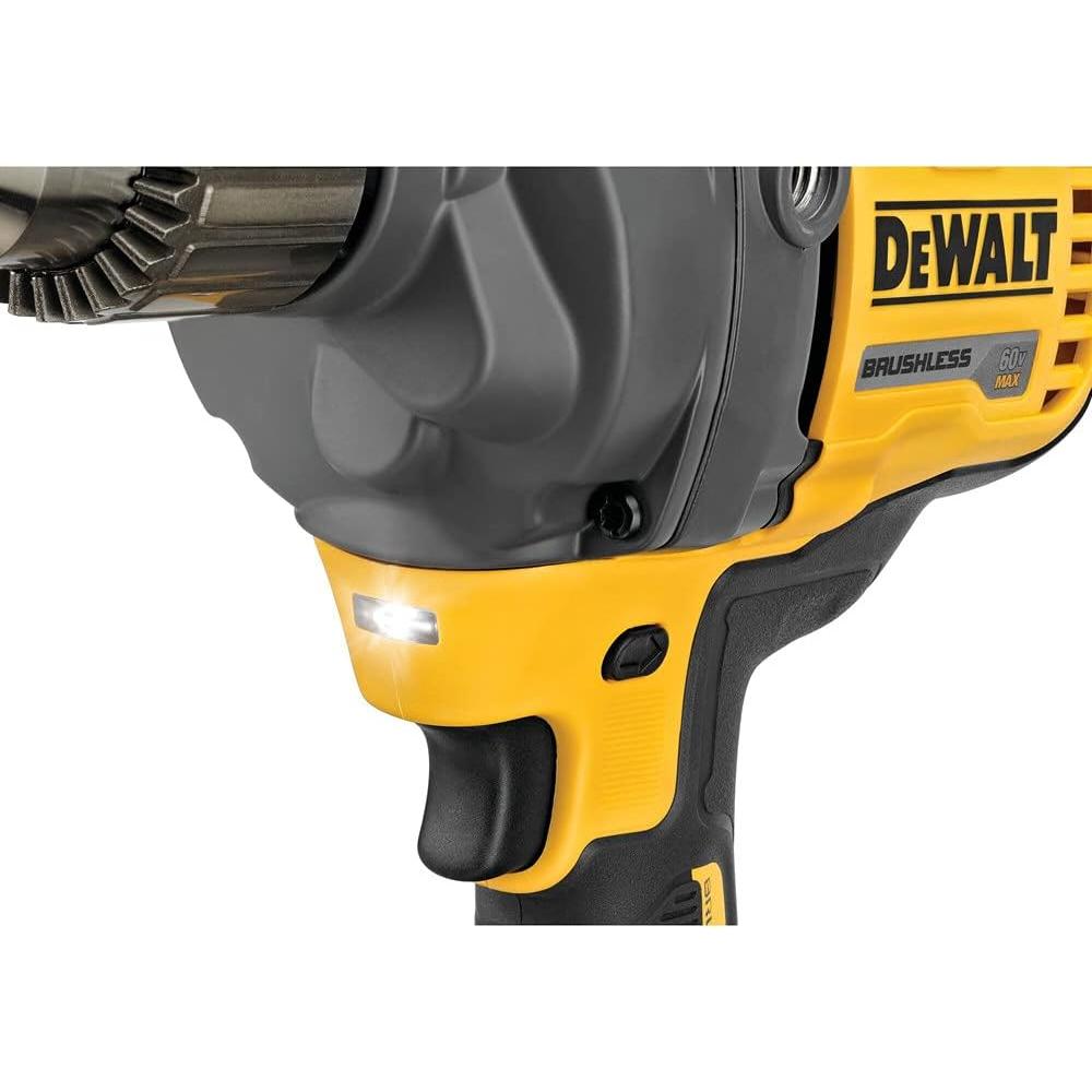 Dewalt DCD130T1 60V MAX Mixer/Drill Kit with E-Clutch, Variable Speed, 1/2" Chuck, 0-600 RPM, 1 Battery, 1 Charger