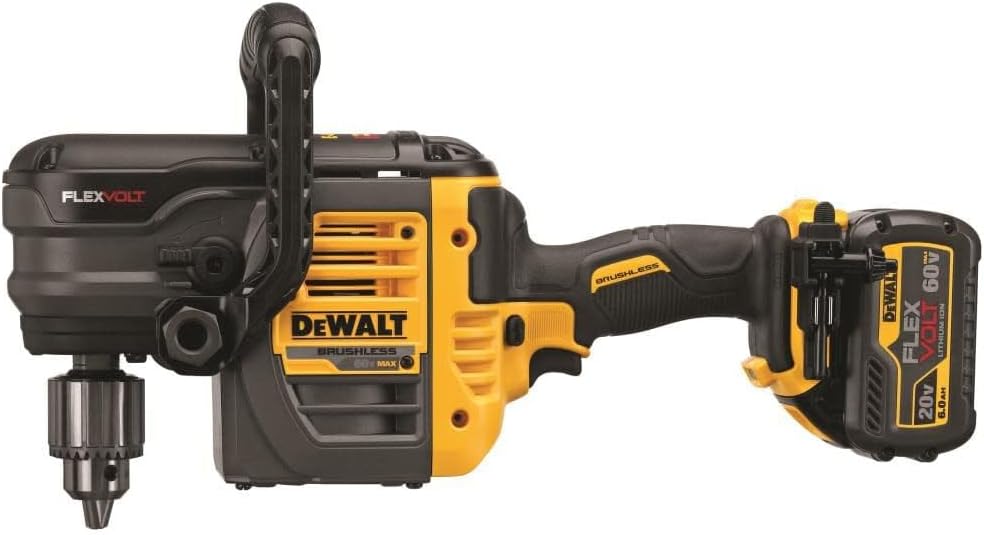 Dewalt DCD460T2 FLEXVOLT 60V MAX* VSR Stud and Joist Drill Kit with E-CLUTCH® System