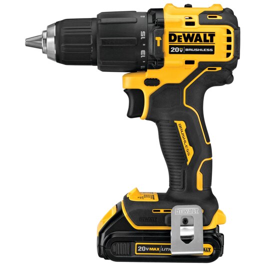 Dewalt DCD709C2 ATOMIC 20V MAX* Brushless Compact Cordless 1/2 in. Hammer Drill/Driver Kit - MPR Tools & Equipment