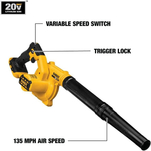 Dewalt DCE100B 20V MAX COMPACT JOBSITE BLOWER - TOOL ONLY