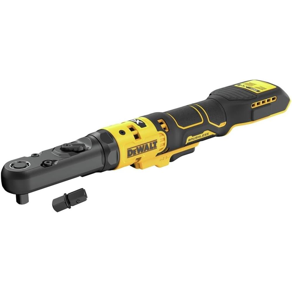 Dewalt DCF510B 20V MAX XR 3/8" & 1/2" DR. INTERCHANGEABLE ANVIL BRUSHLESS SEALED HEAD RATCHET (BARE TOOL), 75 FT-LB, 300 RPM