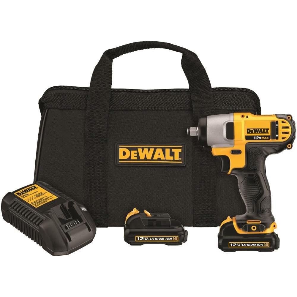 Dewalt DCF813S2 12V MAX 3/8" IMPACT WRENCH W/ 2 BATTERIES AND BAG